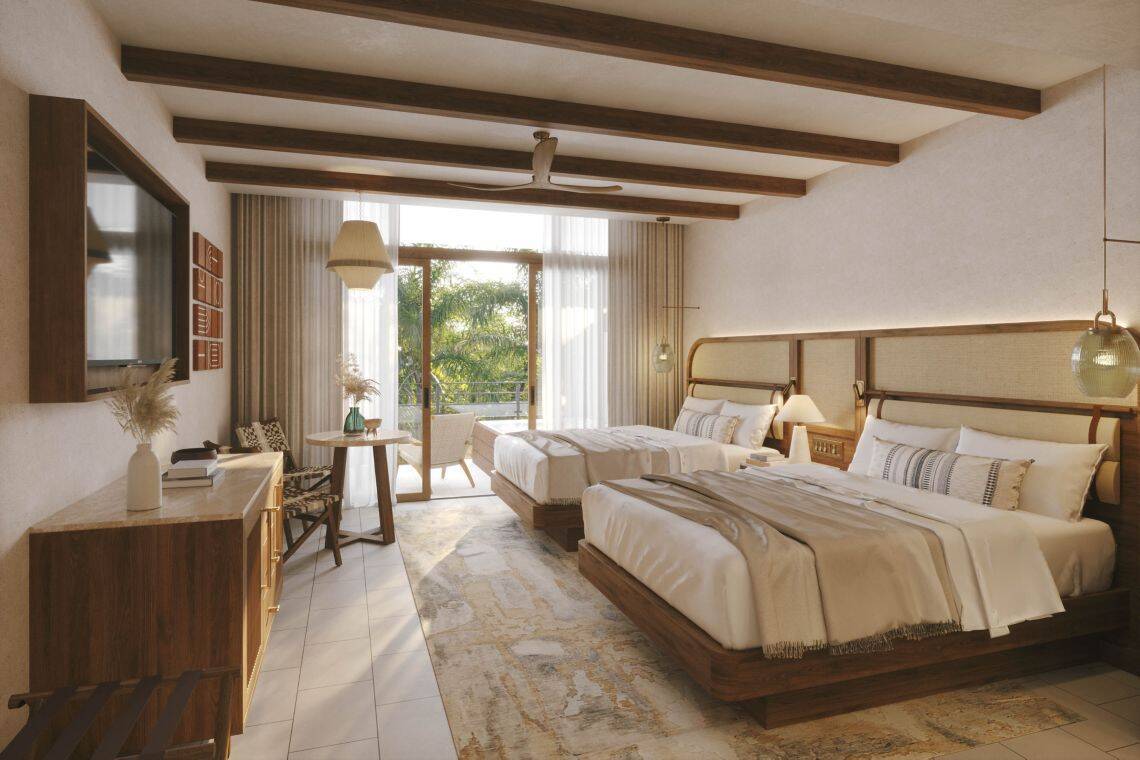GRIFFIN JUNIOR SUITE TWO QUEEN TROPICAL VIEW