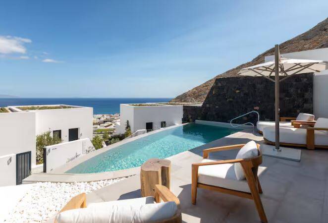 ETHERIO VILLA WITH SEA VIEW AND POOL