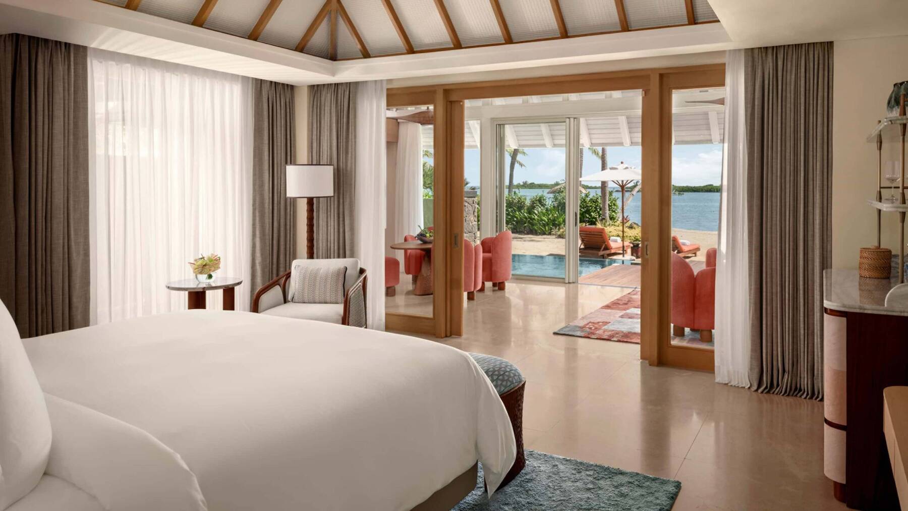 Beach View Pool Villa Two Queen Bed
