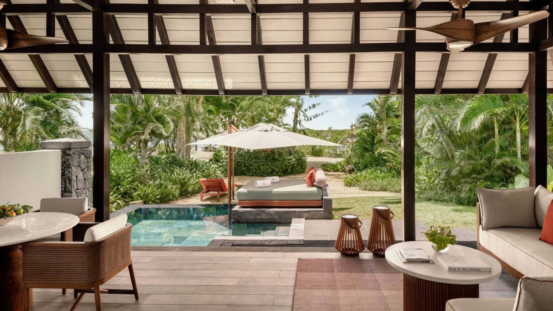 Beach View Pool Villa Two Queen Bed