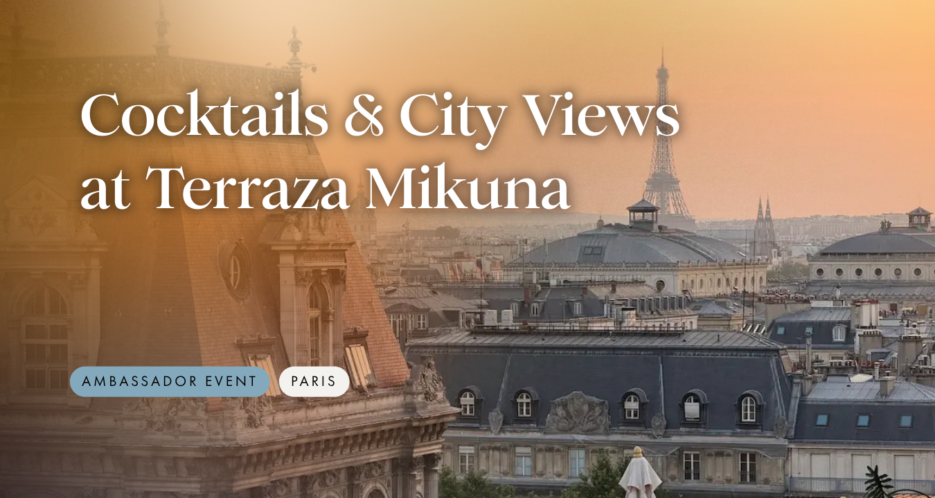 Cocktails & City Views at Terraza Mikuna